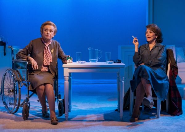 Roberta Maxwell (Lillian Hellman) and Marcia Rodd (Mary McCarthy)  Photo