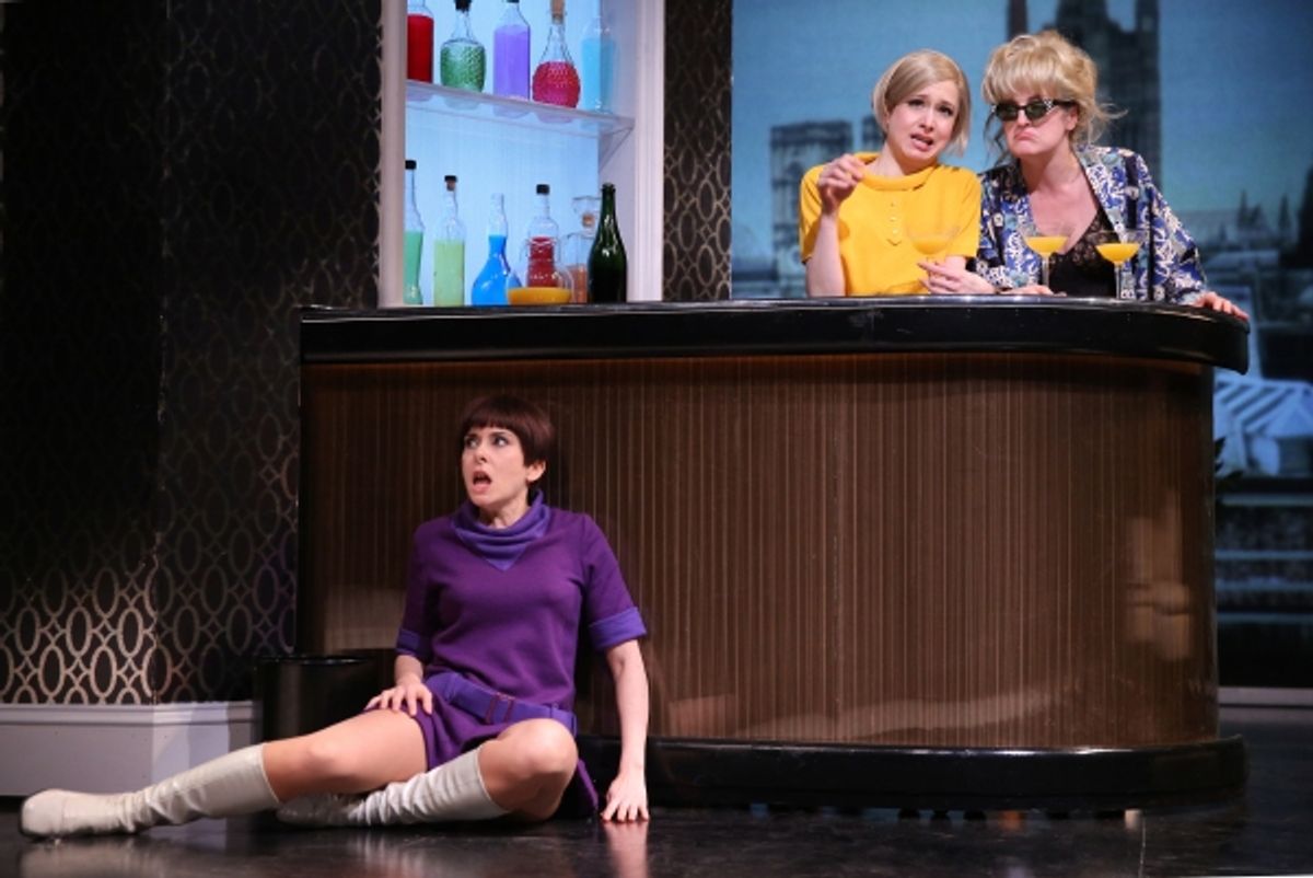 Jeanine Serralles as Bea, Ariana Venturi as Higgy, and Keira Naughton as Ulcie at 