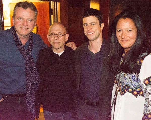 Aidan Quinn, Bob Balaban, Dan Hoyle and Marsha Garces Williams Photo