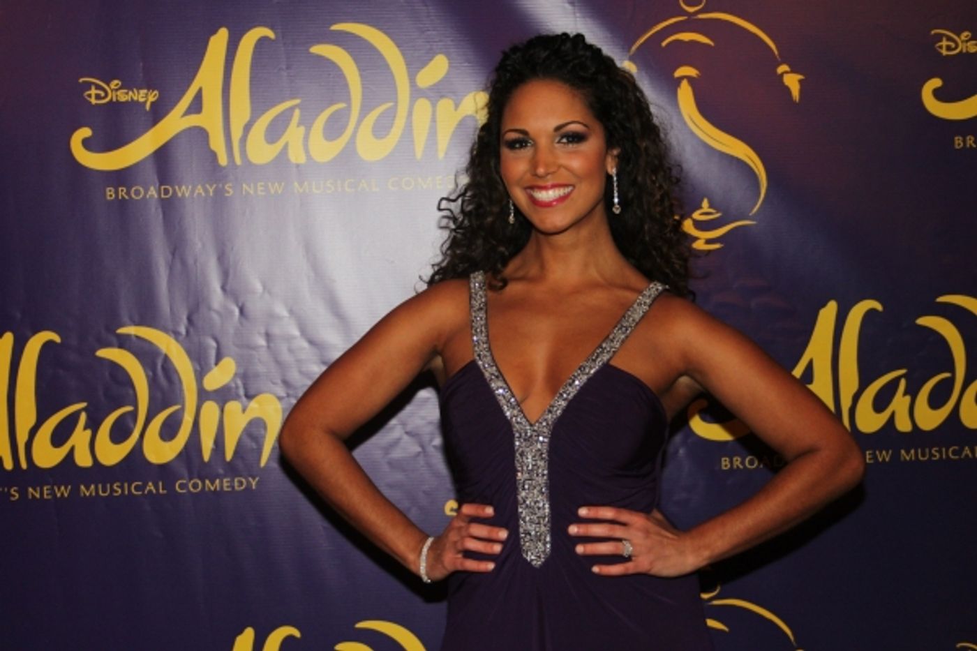 Photo Coverage: ALADDIN Cast Celebrates a Shining, Shimmering, Splendid Opening Night!  Image