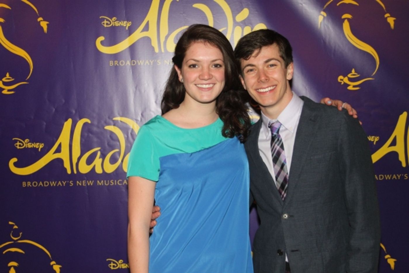 Photo Coverage: ALADDIN Cast Celebrates a Shining, Shimmering, Splendid Opening Night!  Image