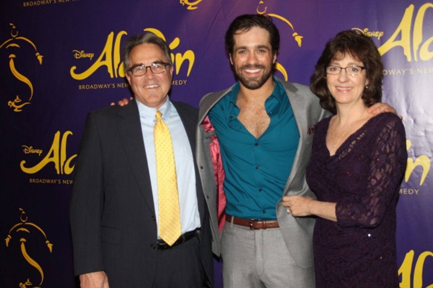 Photo Coverage: ALADDIN Cast Celebrates a Shining, Shimmering, Splendid Opening Night!  Image