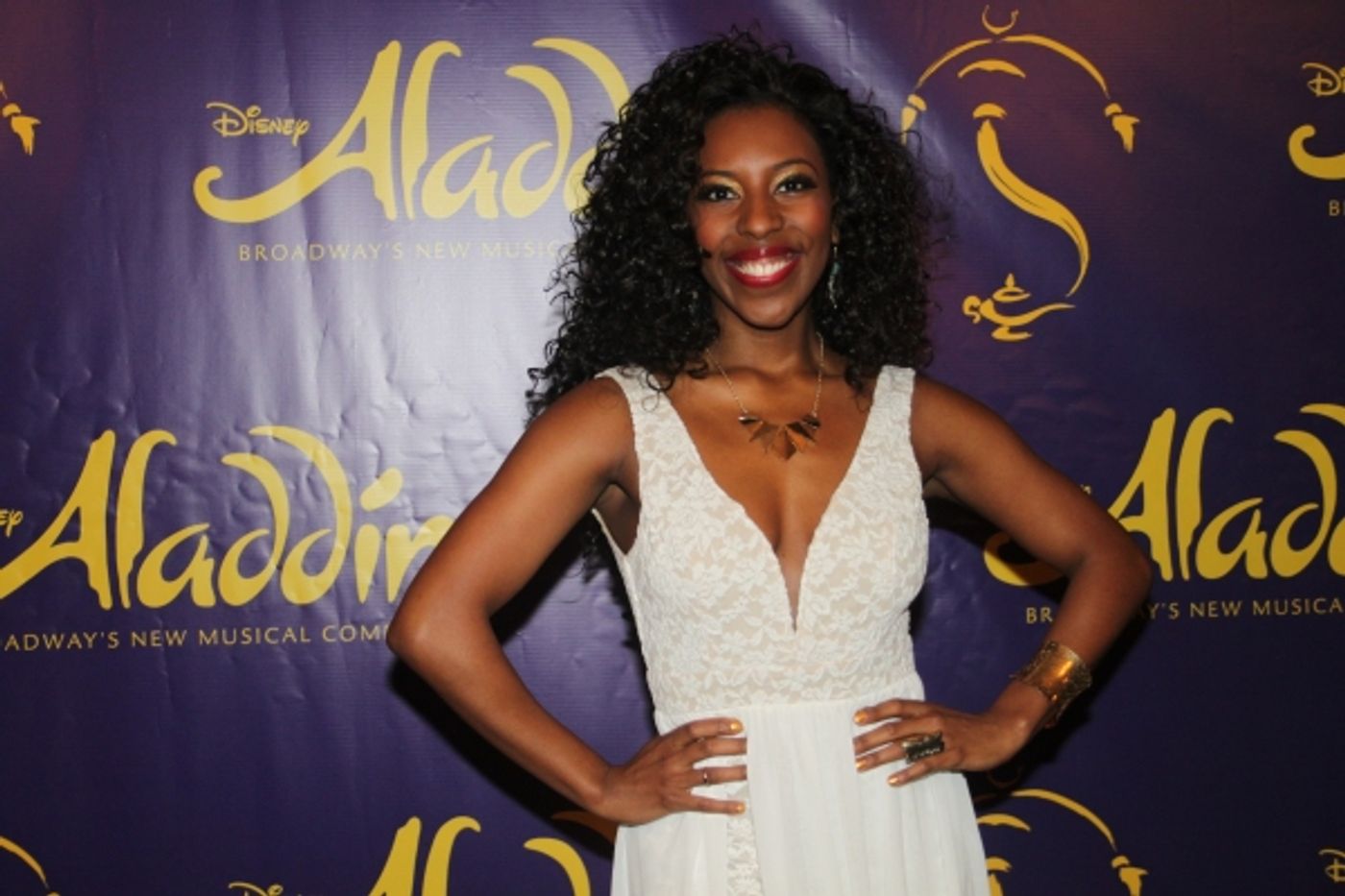 Photo Coverage: ALADDIN Cast Celebrates a Shining, Shimmering, Splendid Opening Night!  Image