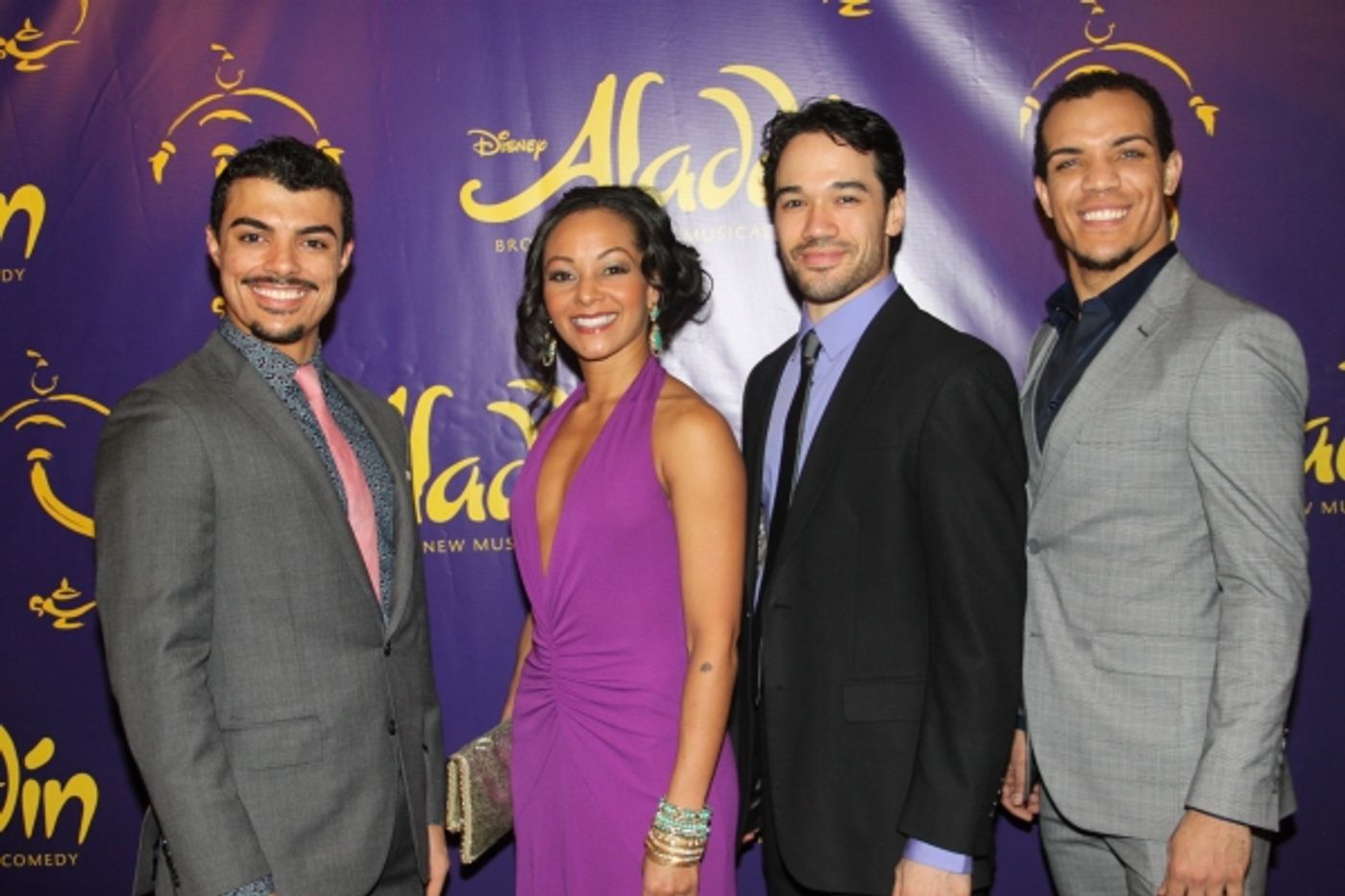 Photo Coverage: ALADDIN Cast Celebrates a Shining, Shimmering, Splendid Opening Night!  Image