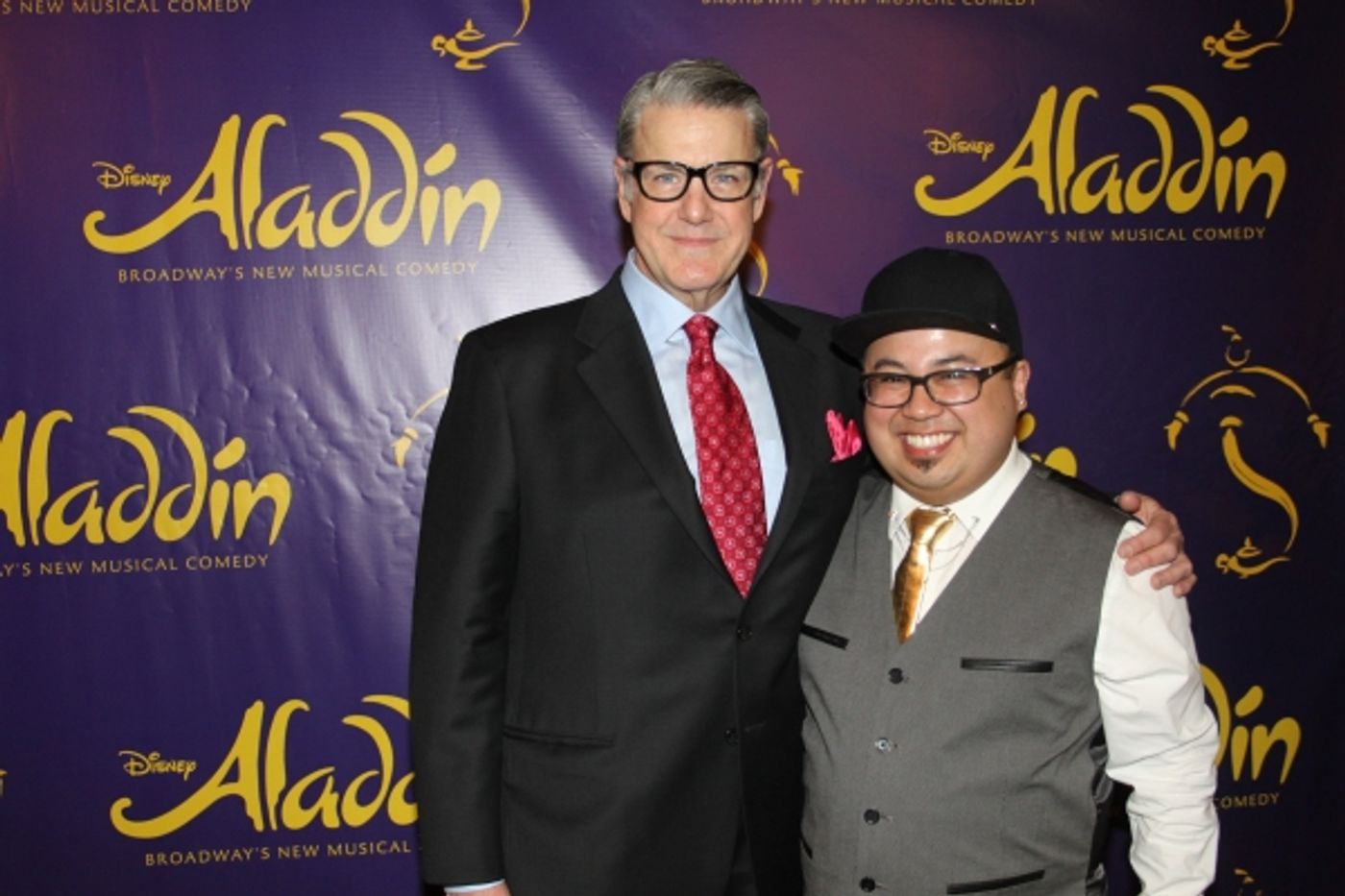 Photo Coverage: ALADDIN Cast Celebrates a Shining, Shimmering, Splendid Opening Night!  Image