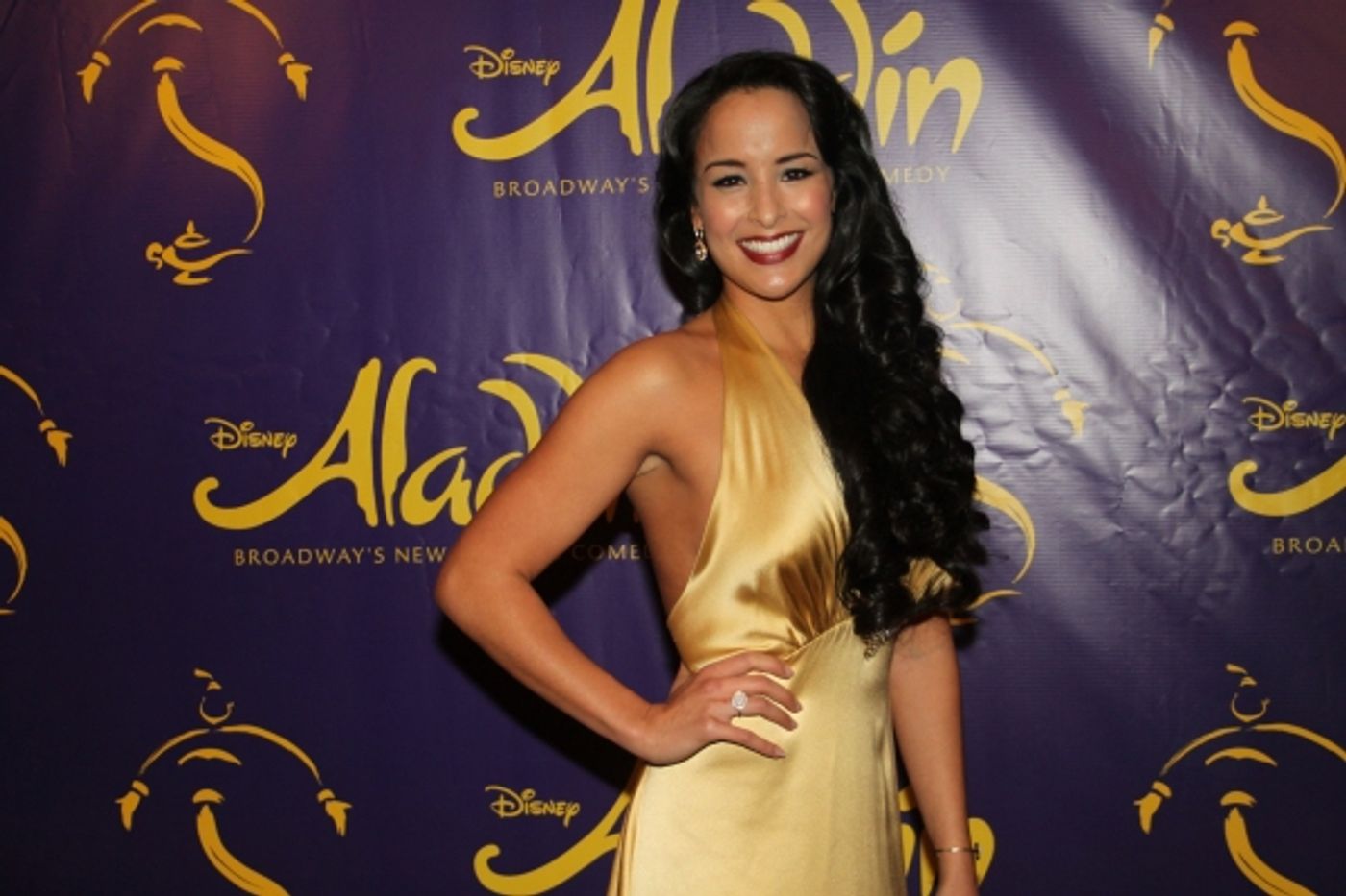 Photo Coverage: ALADDIN Cast Celebrates a Shining, Shimmering, Splendid Opening Night!  Image