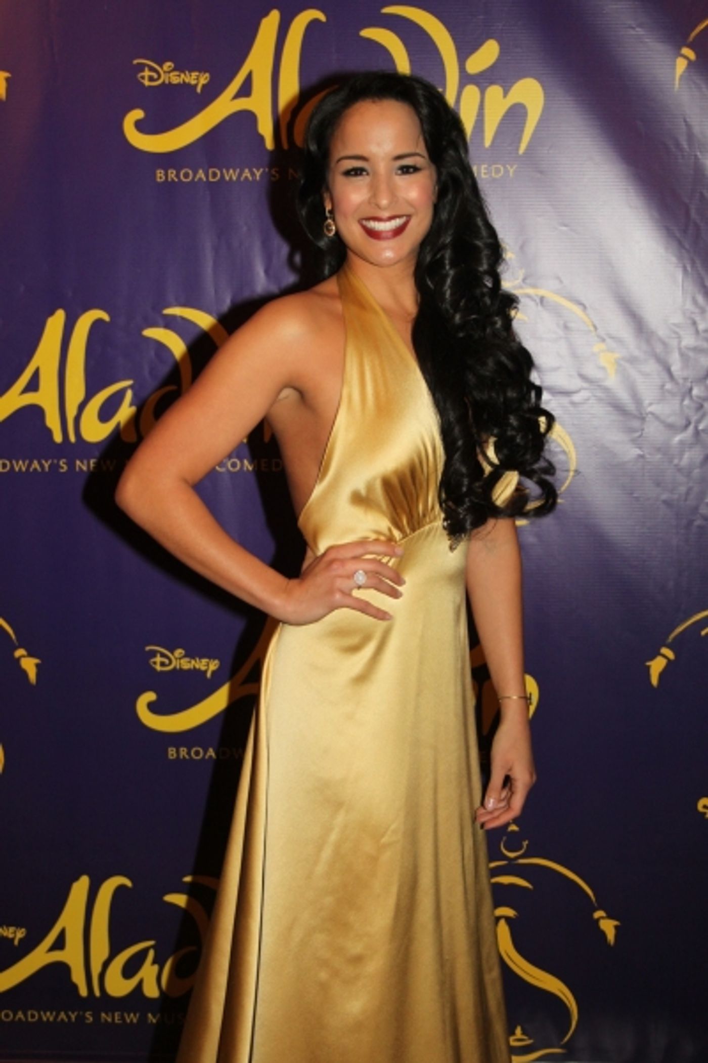 Photo Coverage: ALADDIN Cast Celebrates a Shining, Shimmering, Splendid Opening Night!  Image