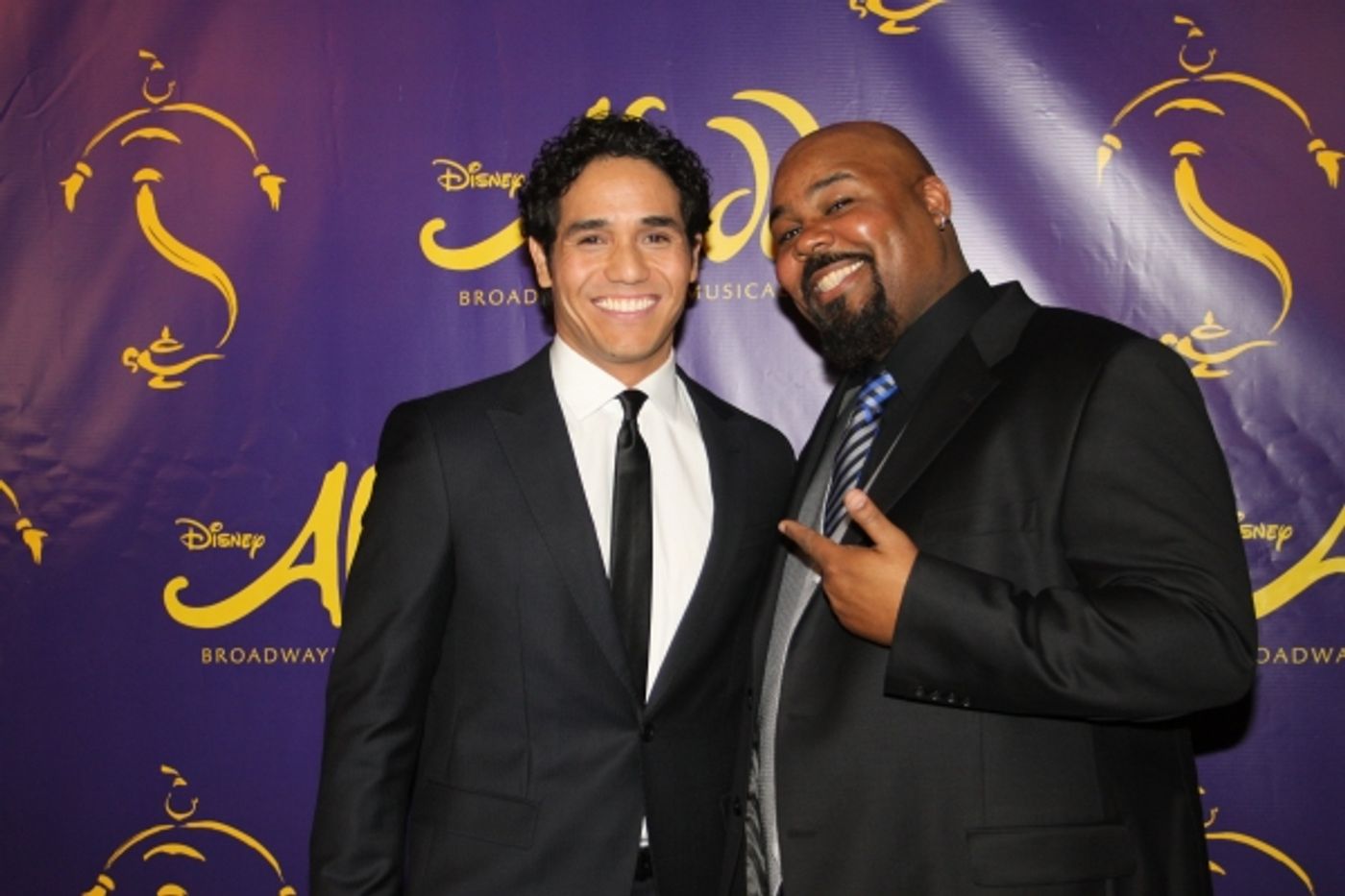 Photo Coverage: ALADDIN Cast Celebrates a Shining, Shimmering, Splendid Opening Night!  Image