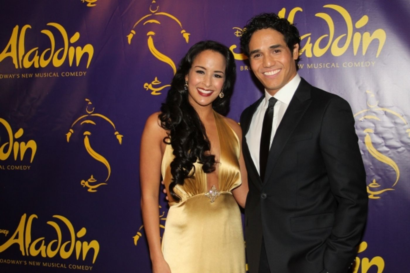 Photo Coverage: ALADDIN Cast Celebrates a Shining, Shimmering, Splendid Opening Night!  Image