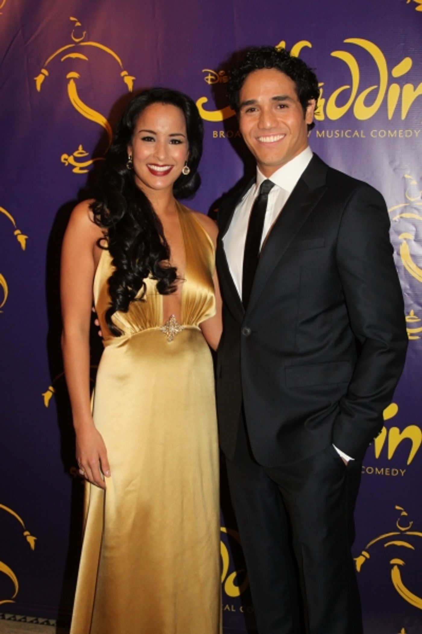 Photo Coverage: ALADDIN Cast Celebrates a Shining, Shimmering, Splendid Opening Night!  Image