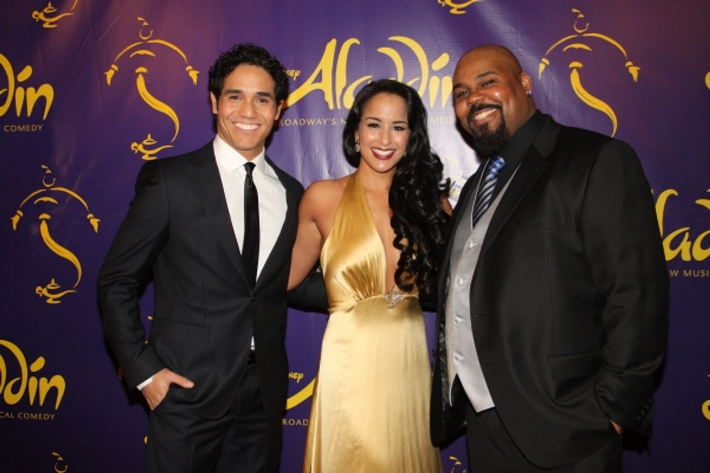 Photo Coverage: ALADDIN Cast Celebrates a Shining, Shimmering, Splendid Opening Night!  Image