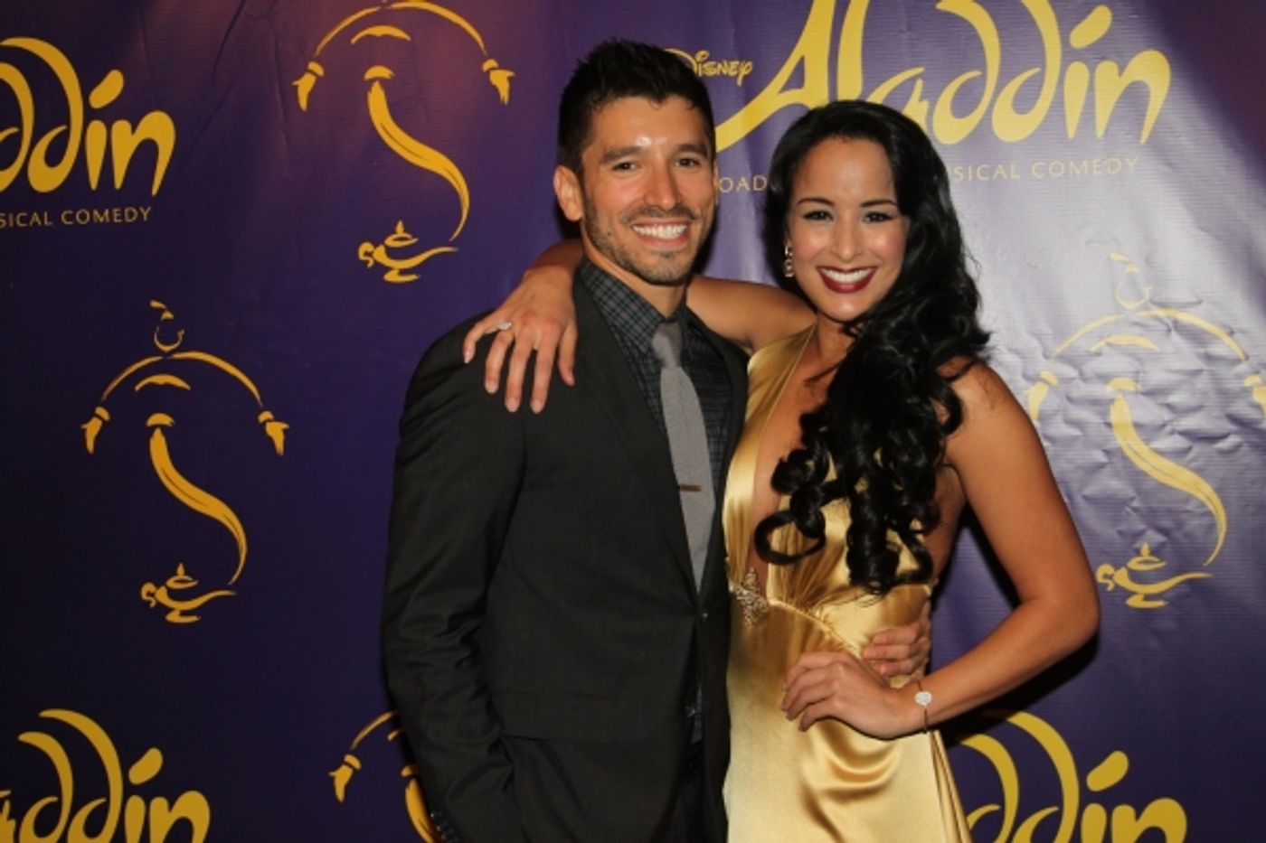 Photo Coverage: ALADDIN Cast Celebrates a Shining, Shimmering, Splendid Opening Night!  Image