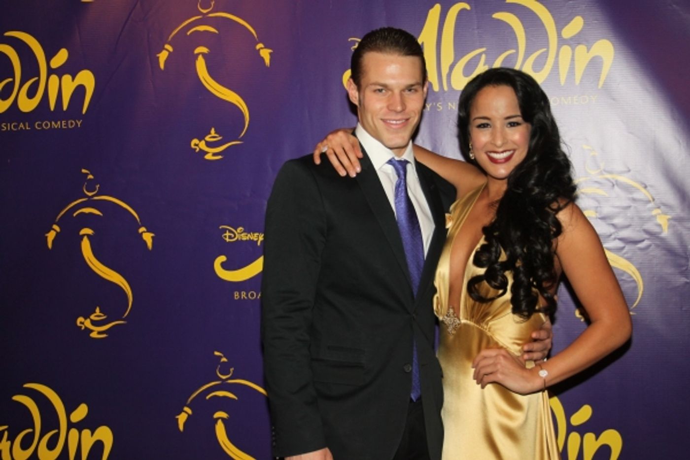 Photo Coverage: ALADDIN Cast Celebrates a Shining, Shimmering, Splendid Opening Night!  Image