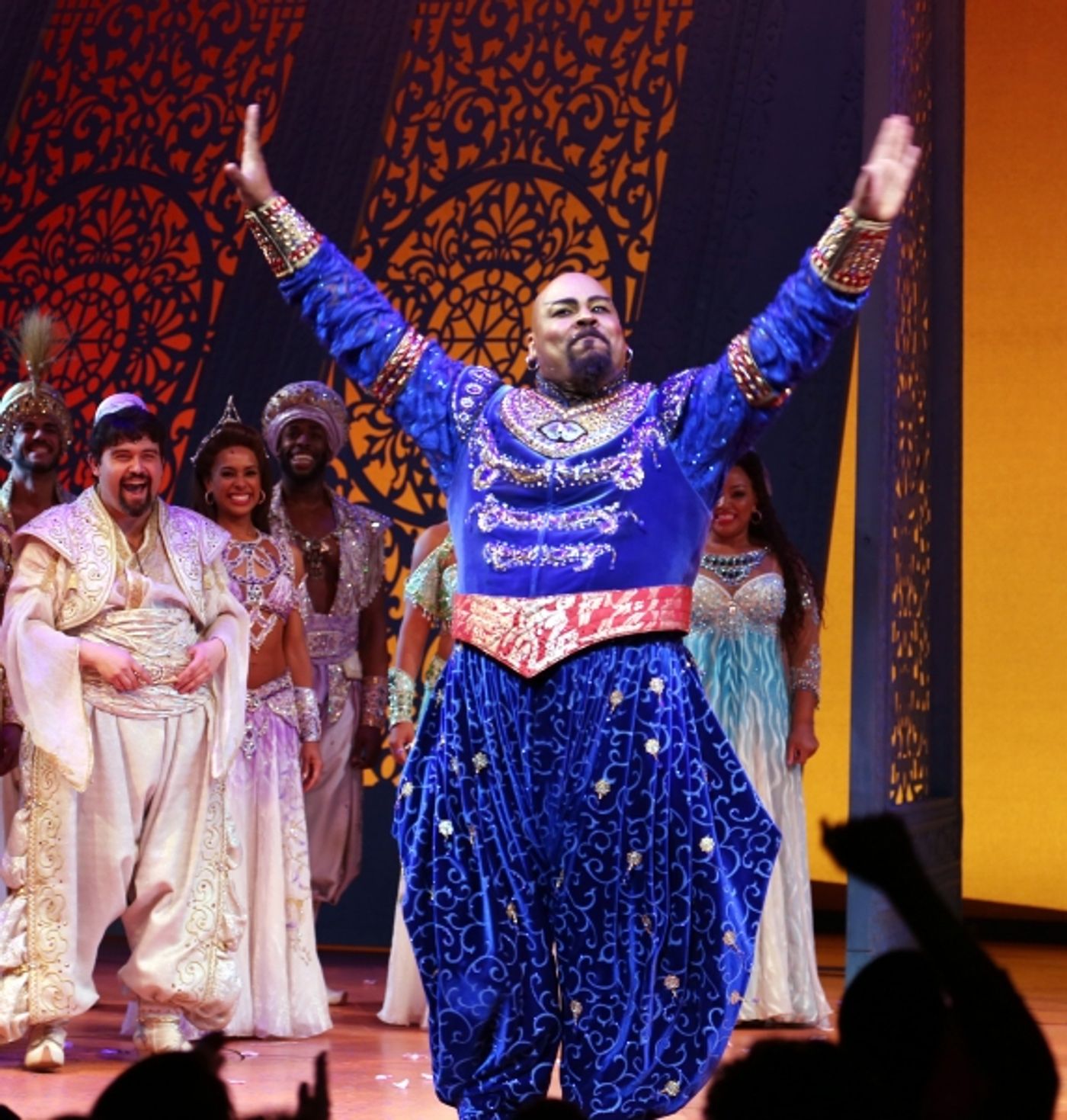 Photo Coverage: Inside ALADDIN's Magical  Opening Night Curtain Call!  Image