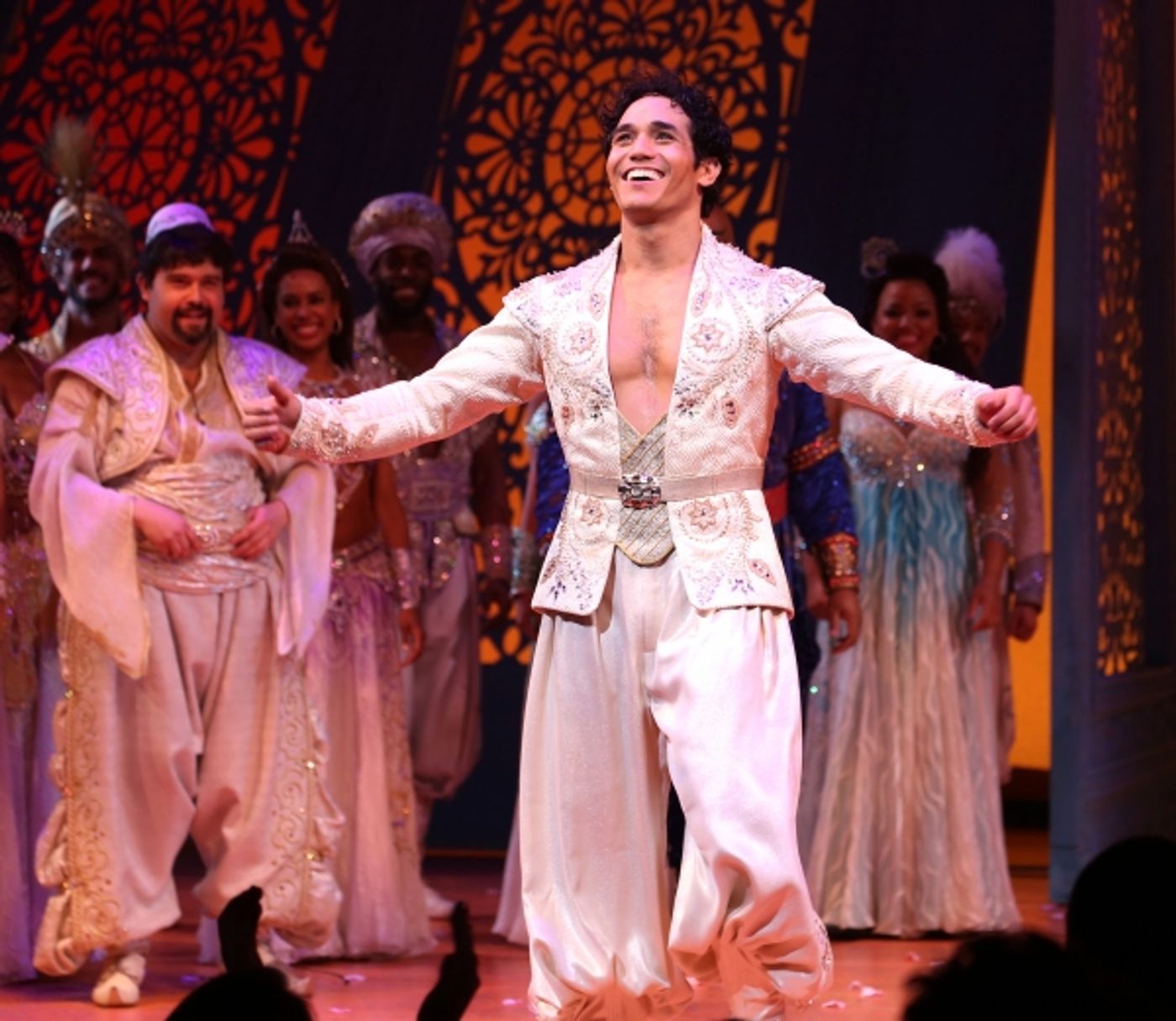 Photo Coverage: Inside ALADDIN's Magical  Opening Night Curtain Call!  Image