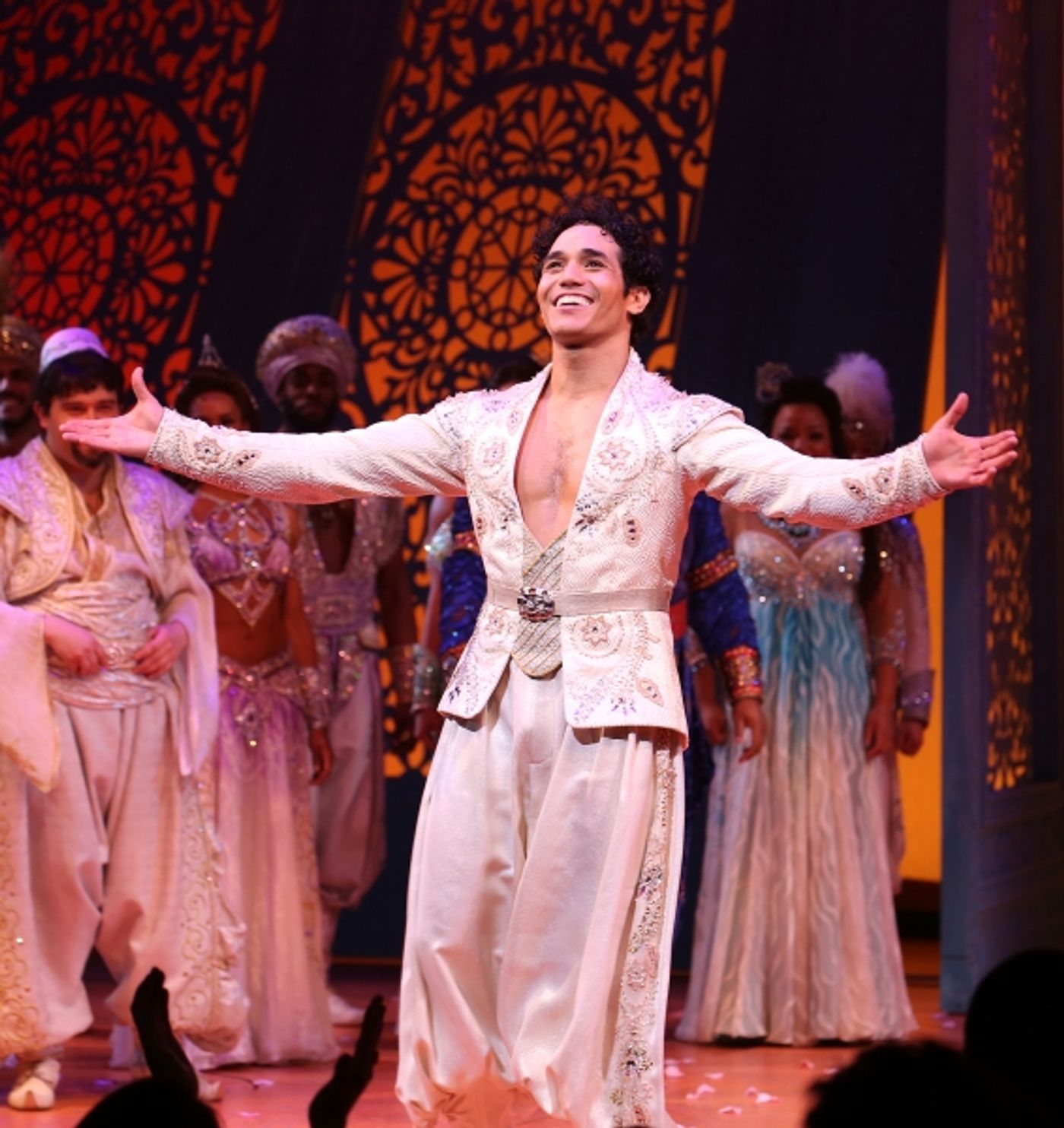 Photo Coverage: Inside ALADDIN's Magical  Opening Night Curtain Call!  Image