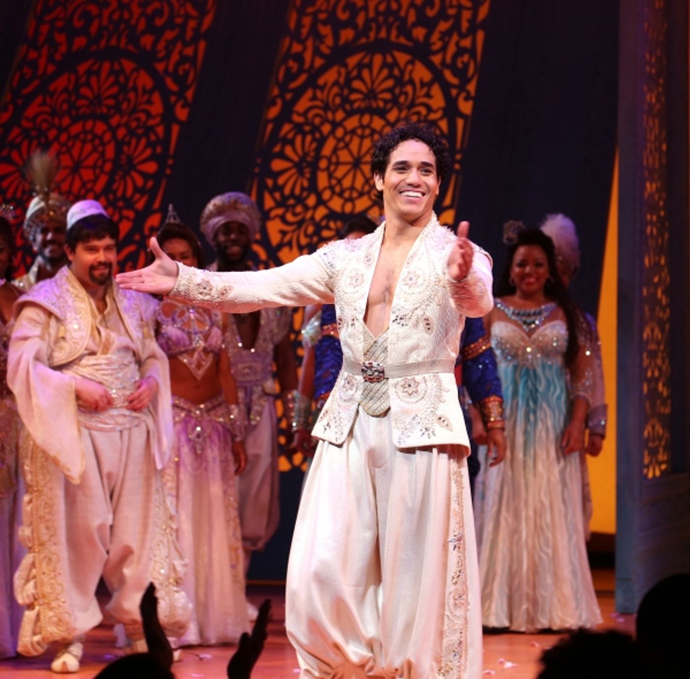 Photo Coverage: Inside ALADDIN's Magical  Opening Night Curtain Call!  Image