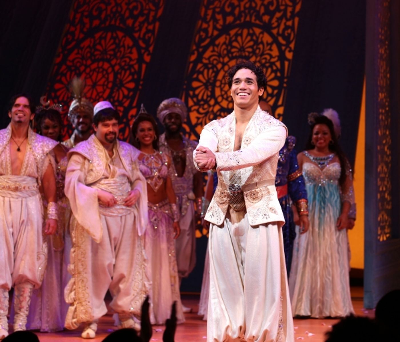 Photo Coverage: Inside ALADDIN's Magical  Opening Night Curtain Call!  Image