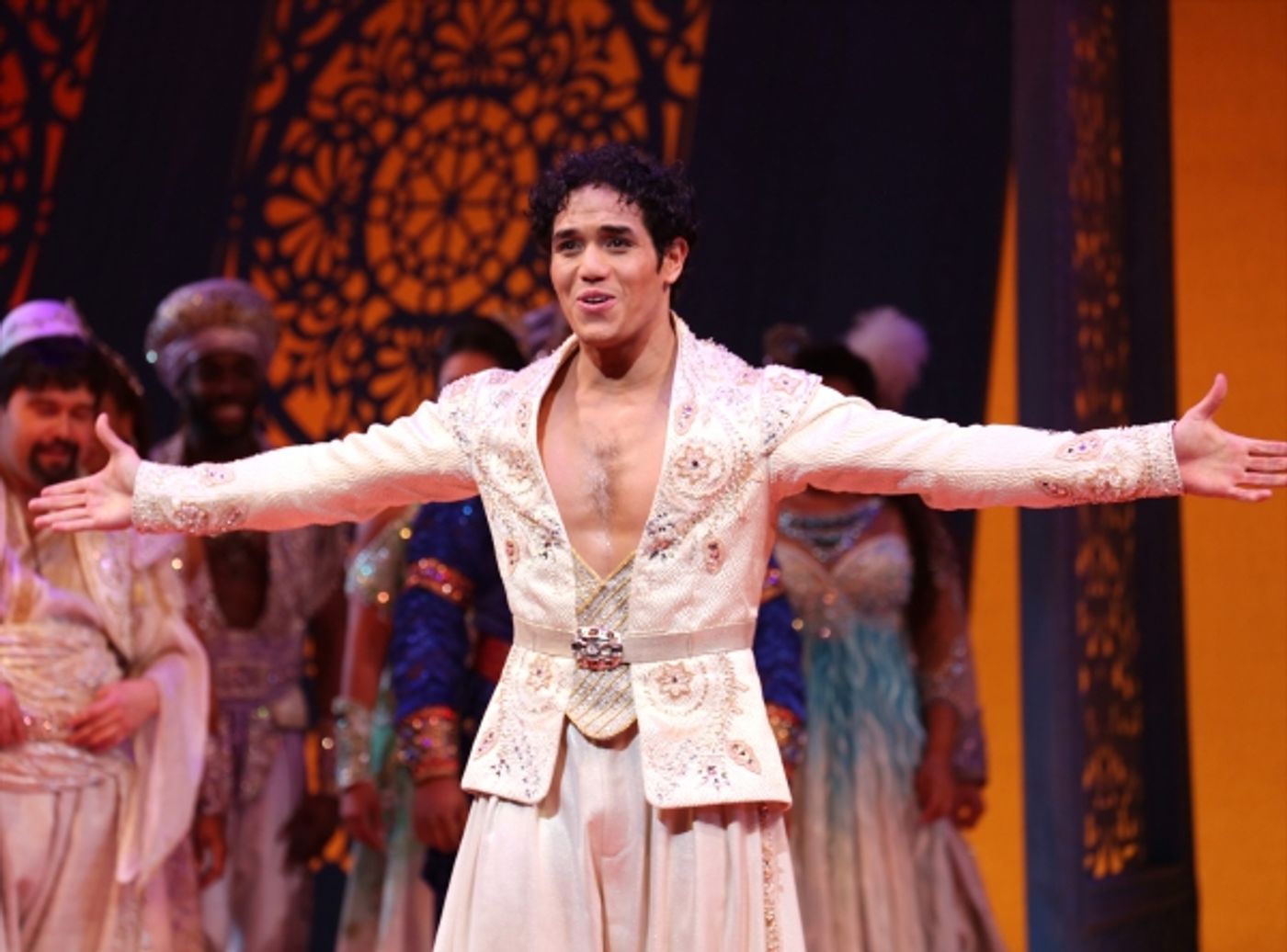 Photo Coverage: Inside ALADDIN's Magical  Opening Night Curtain Call!  Image