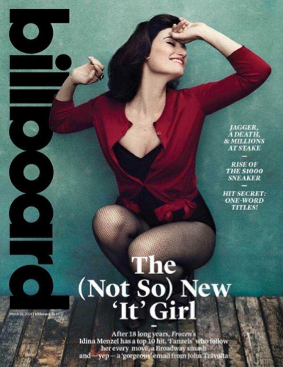 Idina Menzel. Credit: Billboard Magazine at 