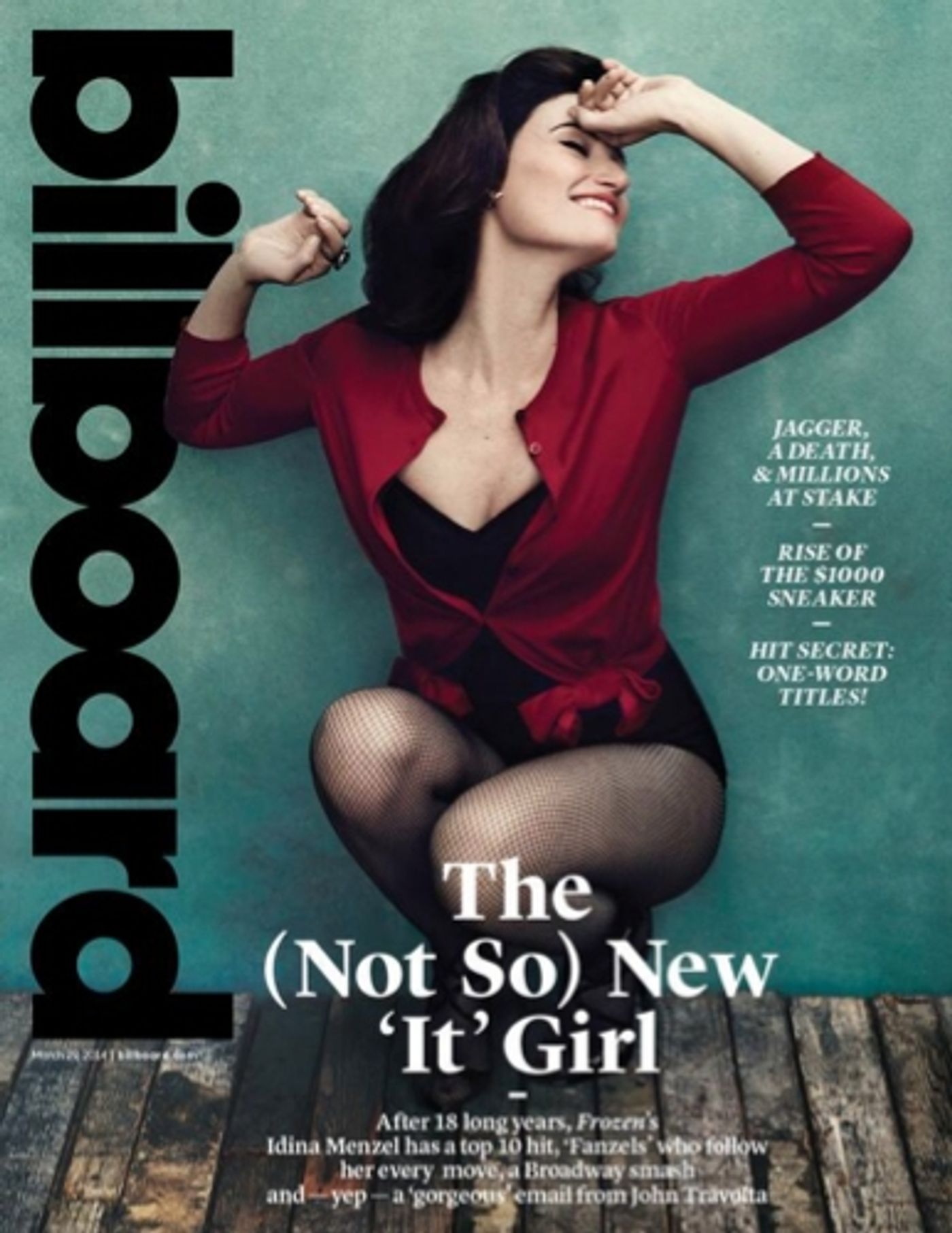 Photo Flash: IF/THEN's Idina Menzel Poses for Cover of Billboard Magazine  Image