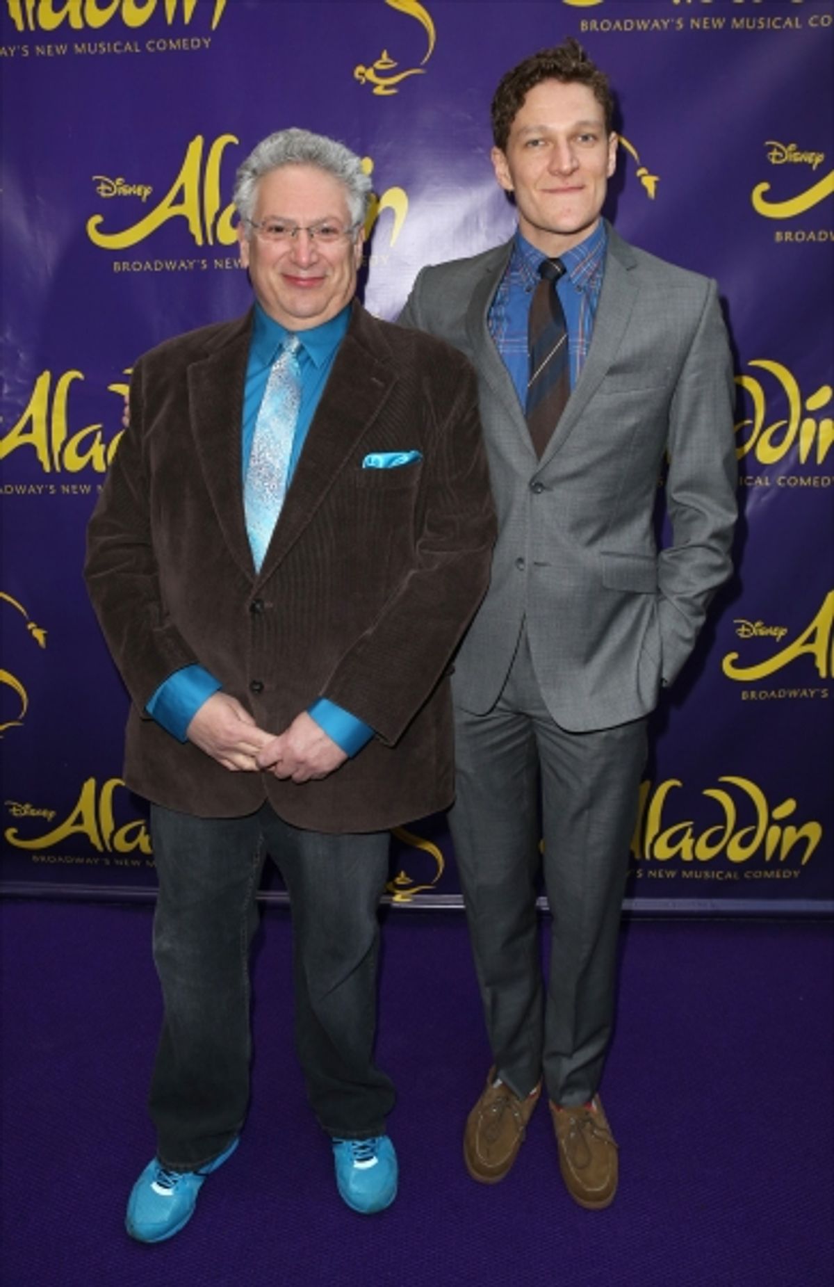 Harvey Fierstein and Gabriel Ebert  at 