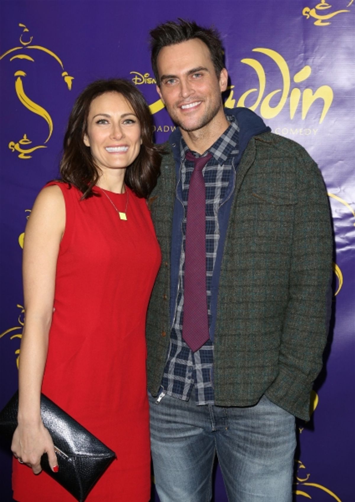Laura Benanti and Cheyenne Jackson  at 
