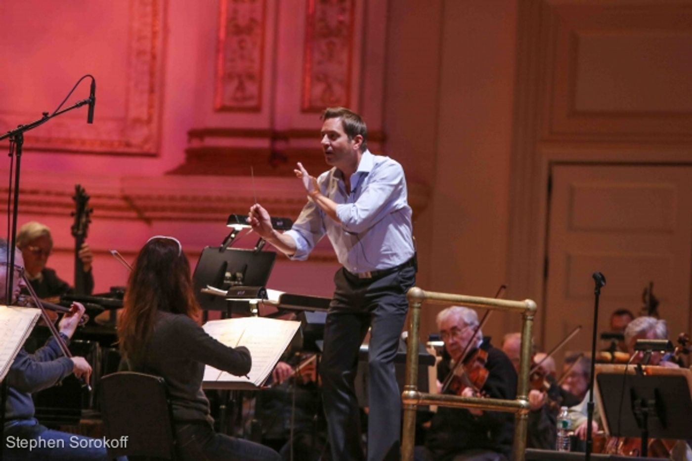 Photo Coverage: In Rehearsal with the NY Pops and Stephanie J. Block!  Image