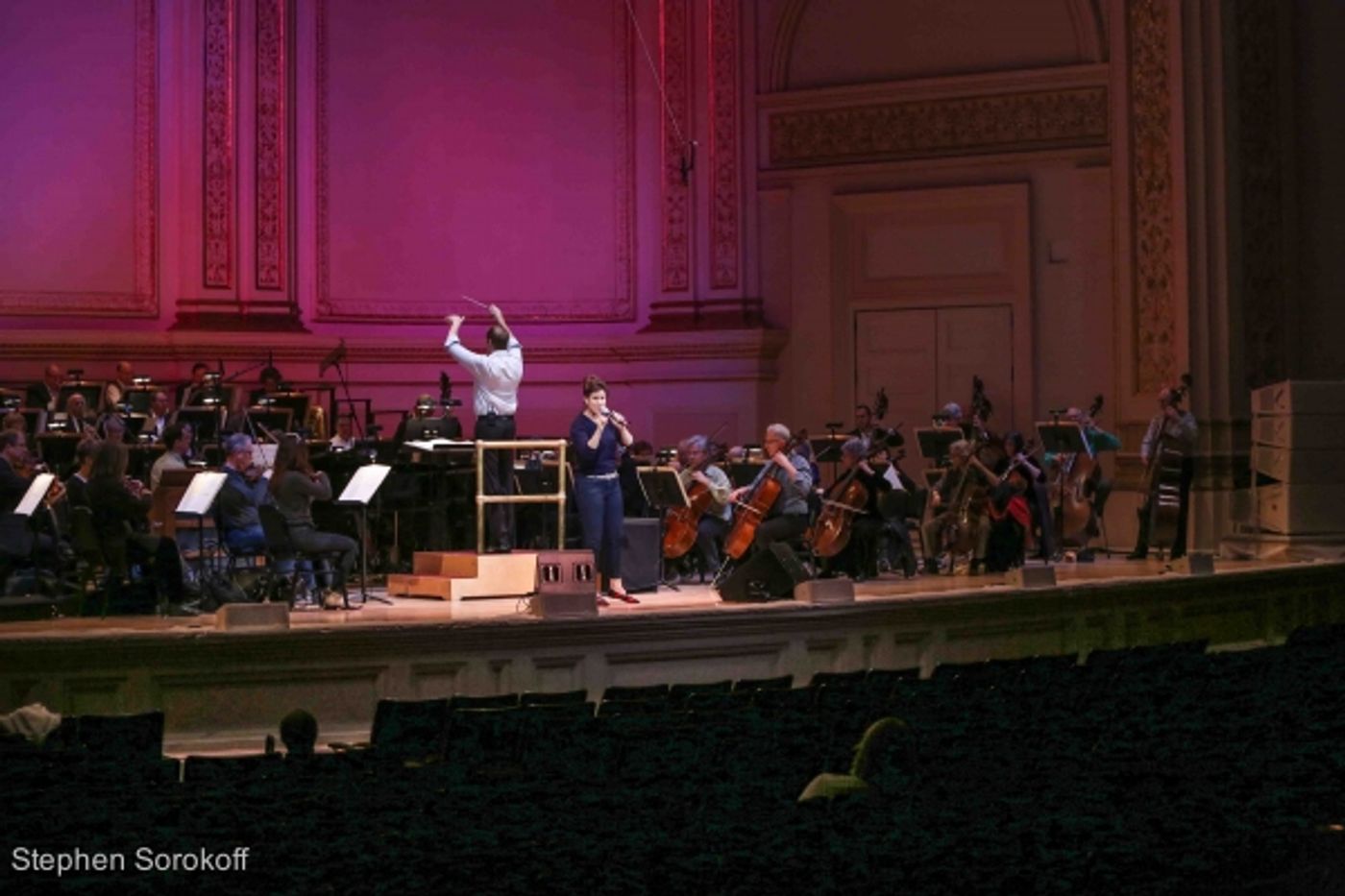 Photo Coverage: In Rehearsal with the NY Pops and Stephanie J. Block! Photo Coverage: In Rehearsal with the NY Pops and Stephanie J. Block! Image