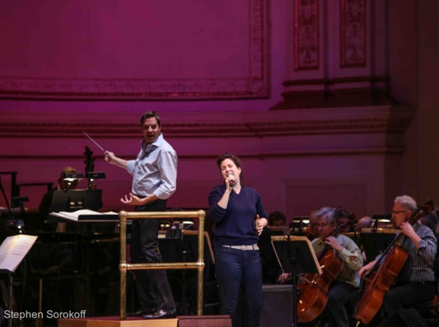 Photo Coverage: In Rehearsal with the NY Pops and Stephanie J. Block! Photo Coverage: In Rehearsal with the NY Pops and Stephanie J. Block! Image