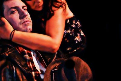 Jackie (Travis Reiff) and Veronica (Amy Probst)  Photo