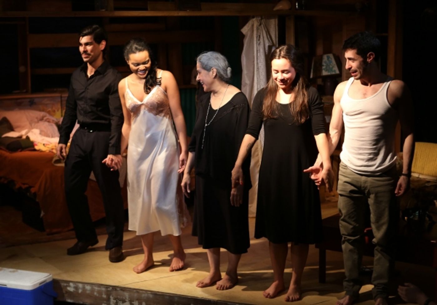 Photo Coverage: The Cast of HBO's LOOKING Visits ADORATION OF THE OLD WOMAN  Image