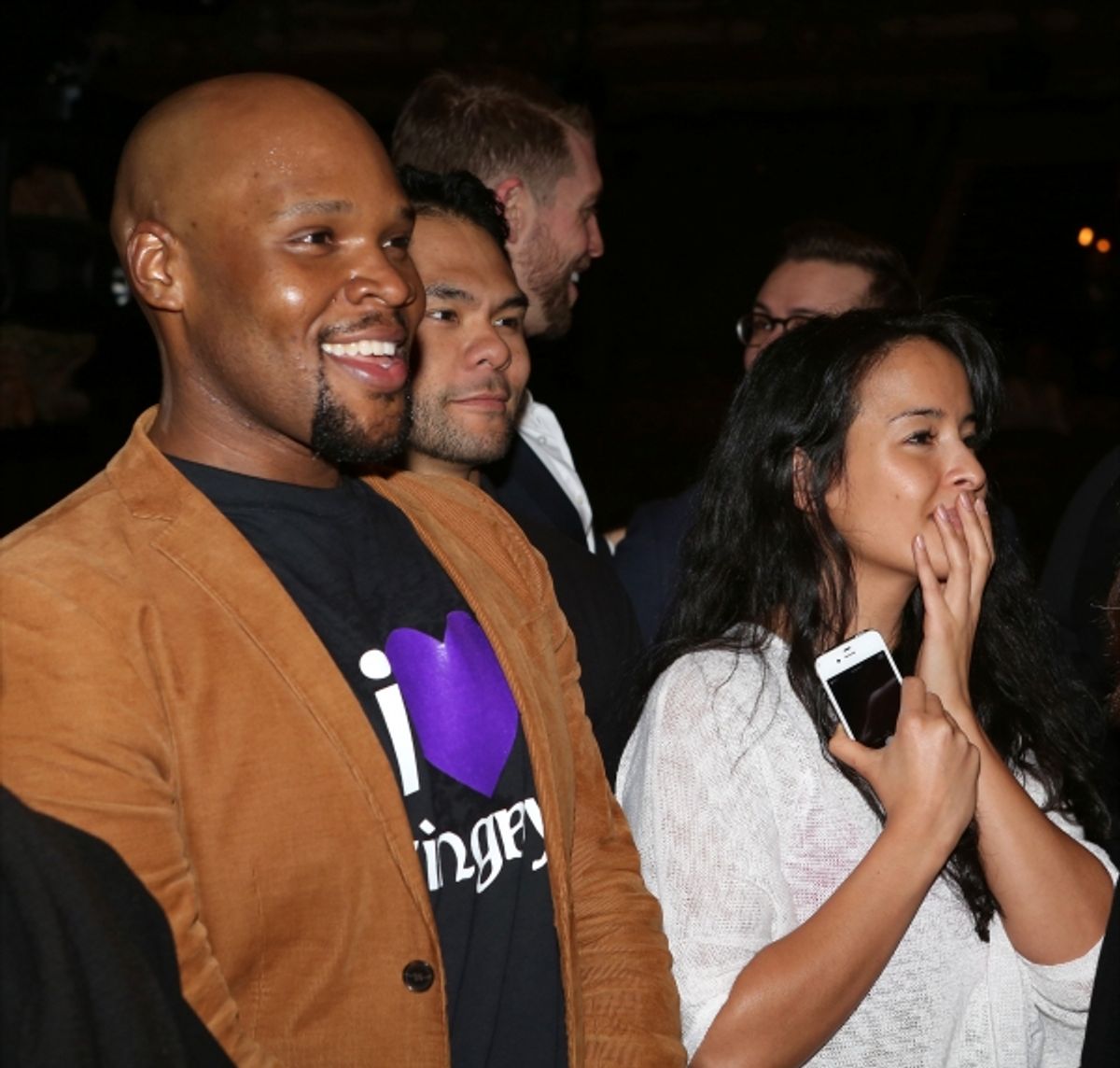 Michael James Scott, Bobby Pestka and Courtney Reed  at 