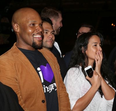 Michael James Scott, Bobby Pestka and Courtney Reed  Photo