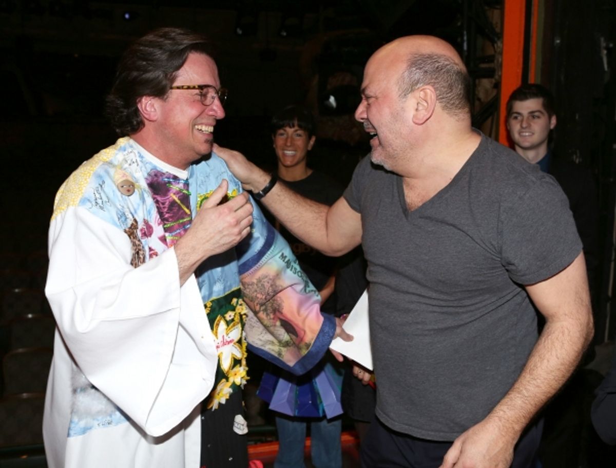 Stacey Todd Holt from ''Rocky'' and director Casey Nicholaw at 