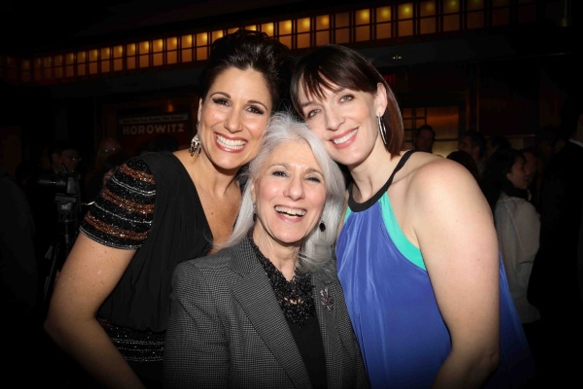 Stephanie J. Block, Jamie deRoy, Julia Murney at 