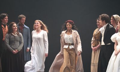 Caissie Levy, Nikki M. James and Company Photo
