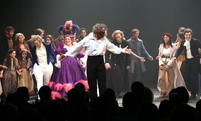 Cliff Saunders, Keala Settle, Caissie Levy, Will Swenson, Ramin Karimloo, Nikki M. Ja Photo