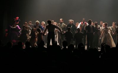Keala Settle, Cliff Saunders, Caissie Levy, Ramin Karimloo, Will Swenson, Kyle Scatli Photo