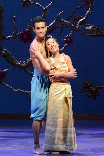 JP Moraga, as Lun Tha, and Kay Trinidad, as Tuptim Photo