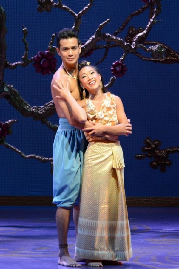 JP Moraga, as Lun Tha, and Kay Trinidad, as Tuptim Photo