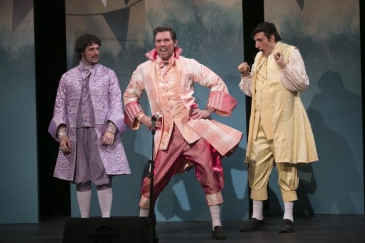 Justin Rugg, Jimmy Johansmeyer, and Andrea Pane at 