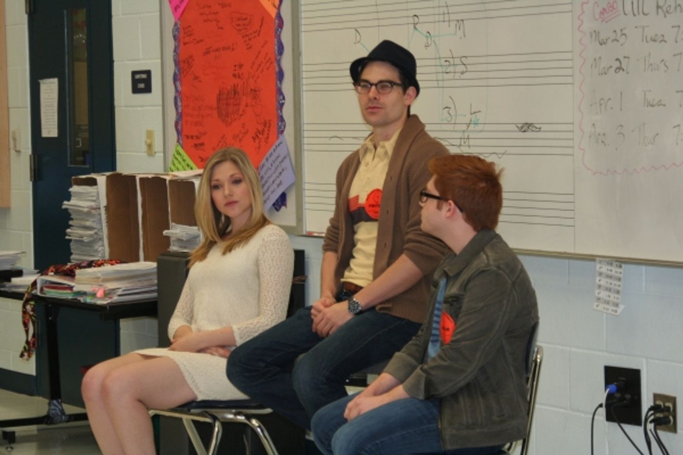Photo Coverage: Cast Members of WICKED Visit Local High School  Image