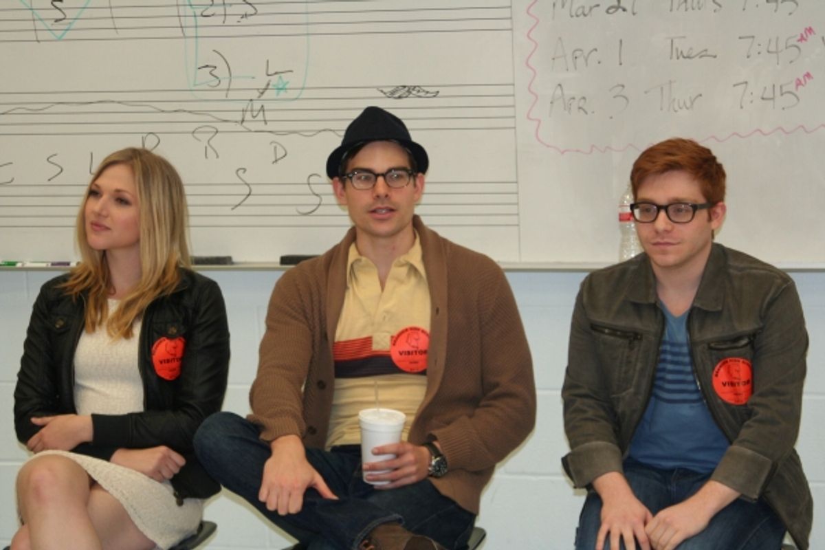 Steffani Leigh, Matt Shingledecker, Lee Slobotkin at 