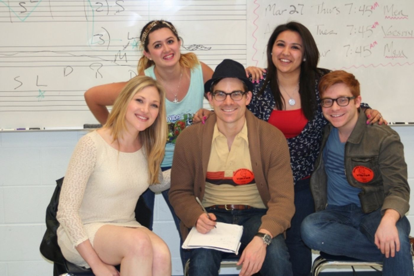 Photo Coverage: Cast Members of WICKED Visit Local High School  Image