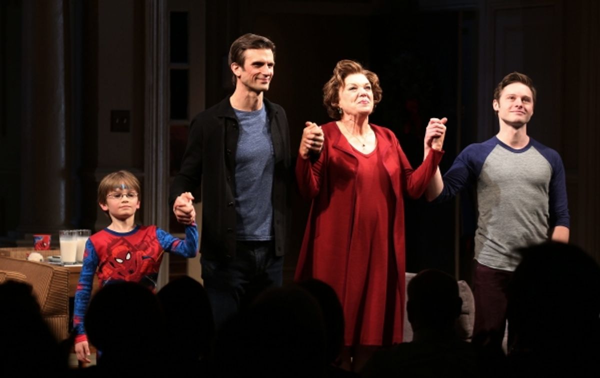 Grayson Taylor, Frederick Weller, Tyne Daly and Bobby Steggert  at 