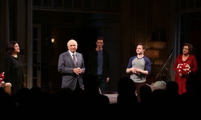 Director Sheryl Kaller, Playwright Terrence McNally, Frederick Weller, Bobby Steggert Photo