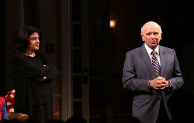 Director Sheryl Kaller and Playwright Terrence McNally  Photo