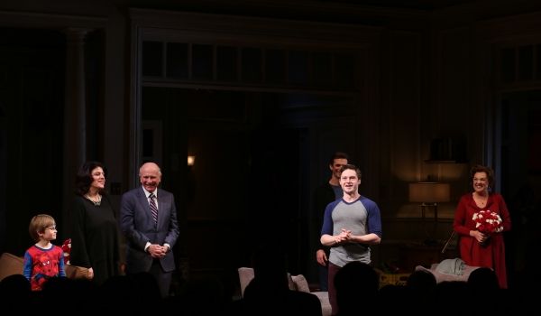 Grayson Taylor, Director Sheryl Kaller, Playwright Terrence McNally, Frederick Weller Photo