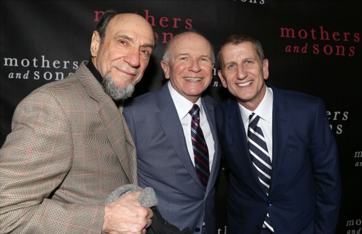 F Murray Abraham, Terrence McNally and Tom Kirdahy  at 
